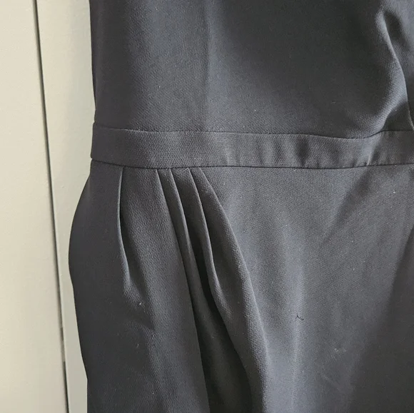 J.Crew 6P Black Shift Dress With Tulip Hem - Picture 5 of 8